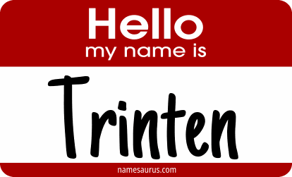 Hello my name is Trinten png download