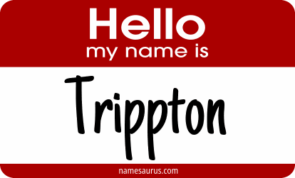 Hello my name is Trippton png download