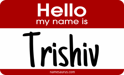 Hello my name is Trishiv png download