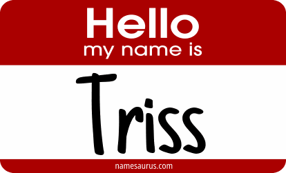 Hello my name is Triss png download