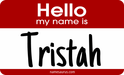 Hello my name is Tristah png download
