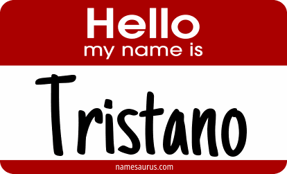 Hello my name is Tristano png download