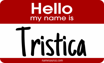 Hello my name is Tristica png download