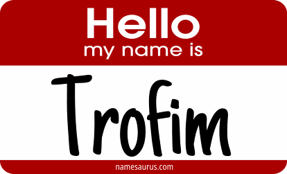 Hello my name is Trofim png download