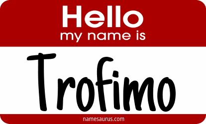 Hello my name is Trofimo png download