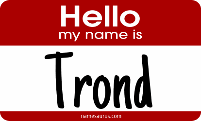 Hello my name is Trond png download