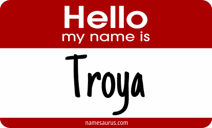Hello my name is Troya png download
