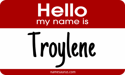 Hello my name is Troylene png download