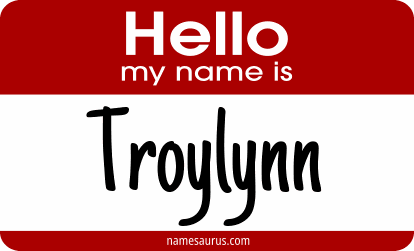 Hello my name is Troylynn png download