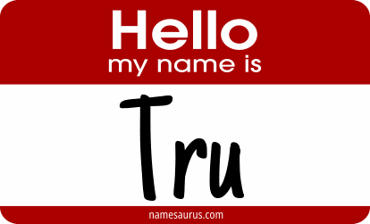 Hello my name is Tru png download