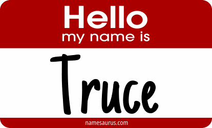 Hello my name is Truce png download
