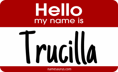 Hello my name is Trucilla png download