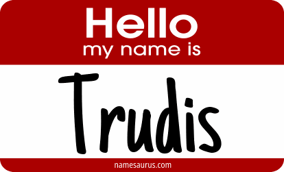 Hello my name is Trudis png download