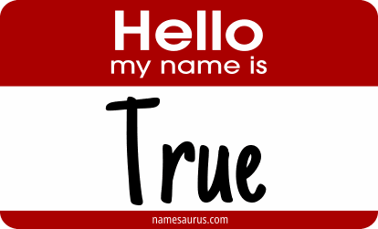 Hello my name is True png download
