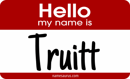 Hello my name is Truitt png download