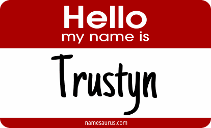 Hello my name is Trustyn png download