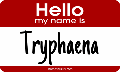 Hello my name is Tryphaena png download