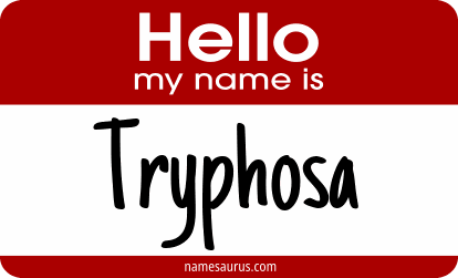 Hello my name is Tryphosa png download