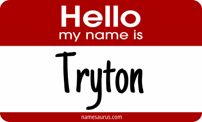 Hello my name is Tryton png download