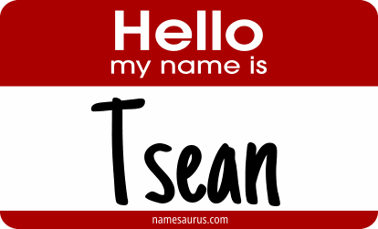 Hello my name is Tsean png download