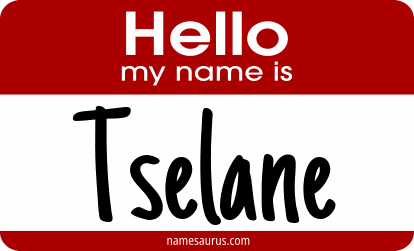 Hello my name is Tselane png download