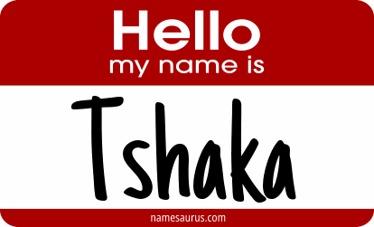 Hello my name is Tshaka png download