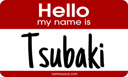 Hello my name is Tsubaki png download