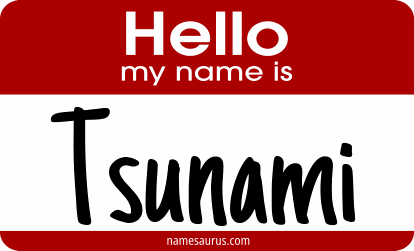 Hello my name is Tsunami png download