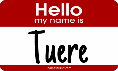 Hello my name is Tuere png download