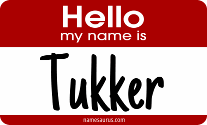 Hello my name is Tukker png download