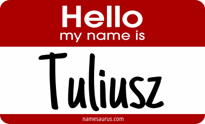 Hello my name is Tuliusz png download