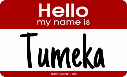 Hello my name is Tumeka png download