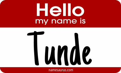 Hello my name is Tunde png download