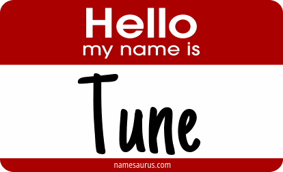 Hello my name is Tune png download