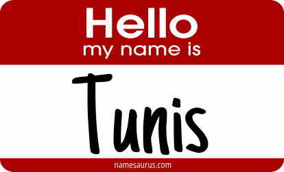 Hello my name is Tunis png download