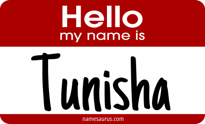 Hello my name is Tunisha png download