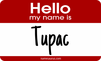 Hello my name is Tupac png download