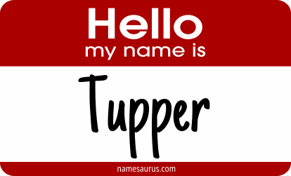 Hello my name is Tupper png download