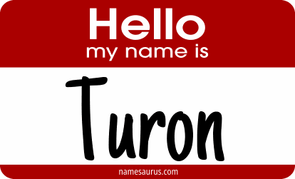 Hello my name is Turon png download