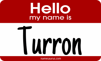 Hello my name is Turron png download