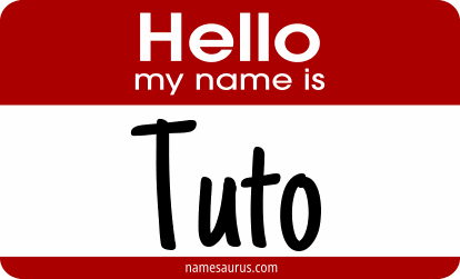 Hello my name is Tuto png download