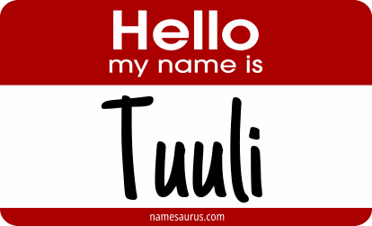 Hello my name is Tuuli png download