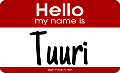 Hello my name is Tuuri png download
