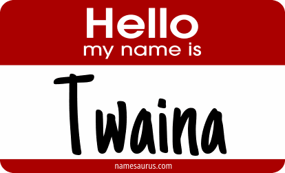 Hello my name is Twaina png download
