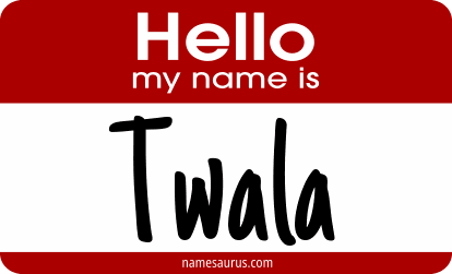 Hello my name is Twala png download