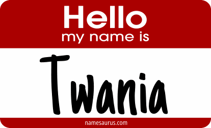 Hello my name is Twania png download