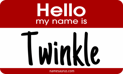 Hello my name is Twinkle png download