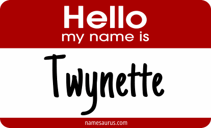 Hello my name is Twynette png download