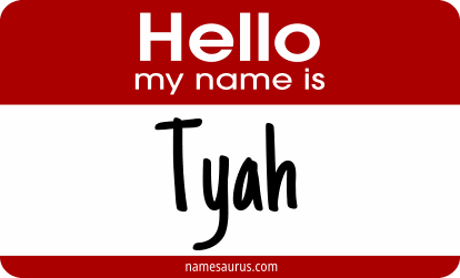Hello my name is Tyah png download