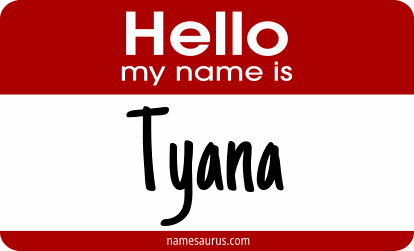 Hello my name is Tyana png download